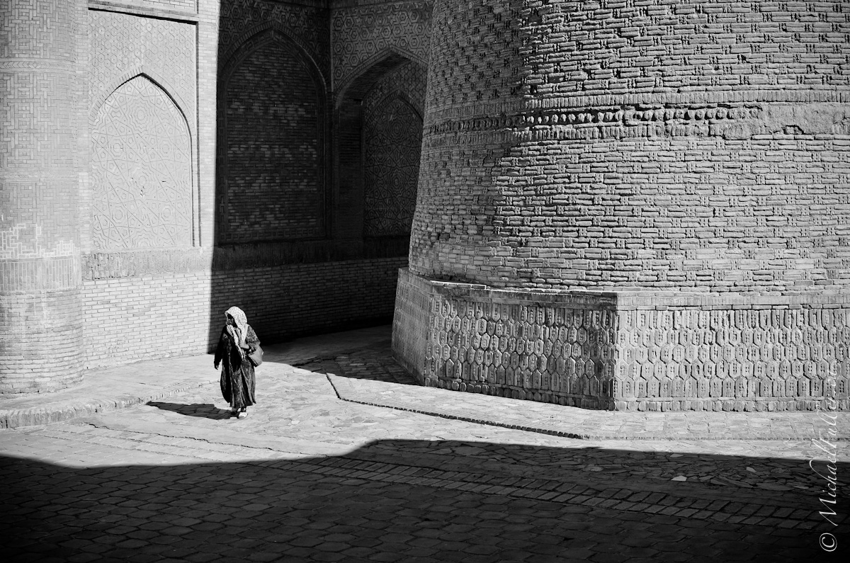 The streets of Bukhara.