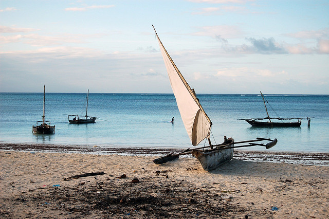 Dhows in Zanzibar
