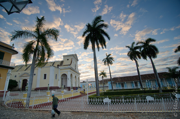 Trinidad Cuba Plaza Sunset